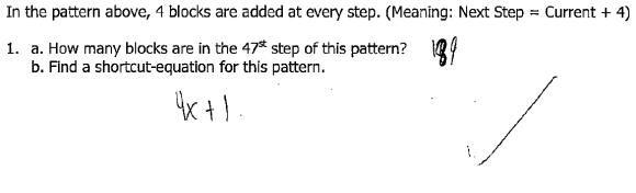 Visual Patterns – Math Mistakes
