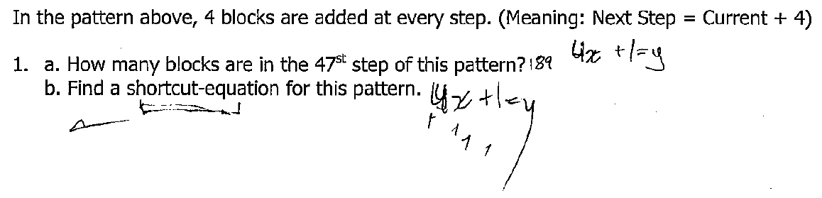 Visual Patterns – Math Mistakes