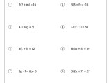 Two Step Equations Worksheets Math Monks