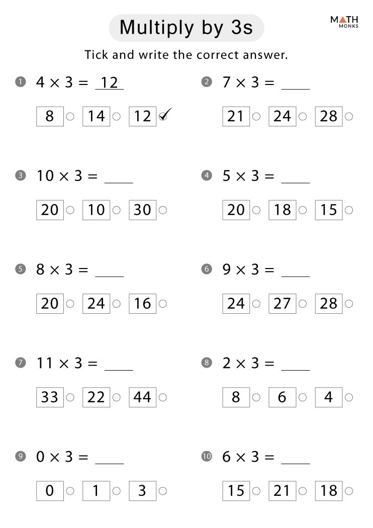 Multiplication Problems Worksheet 3 Worksheets Math Center - Best Sunset Designs in Desktop