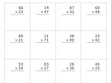 Double Digit Multiplication Worksheets Math Monks