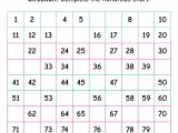 Missing Numbers Worksheets 1 100 Math Monks