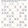 Missing Numbers Worksheets 1-100 - Math Monks