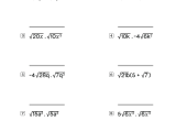 Multiplying Radicals Worksheets Math Monks