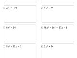 Factoring Worksheets Math Monks