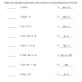 Writing Algebraic Expressions Worksheets - Math Monks