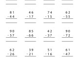 2nd Grade Subtraction Worksheets Math Monks