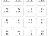 2nd Grade Subtraction Worksheets Math Monks