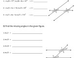Parallel Lines And Transversals Worksheets Math Monks