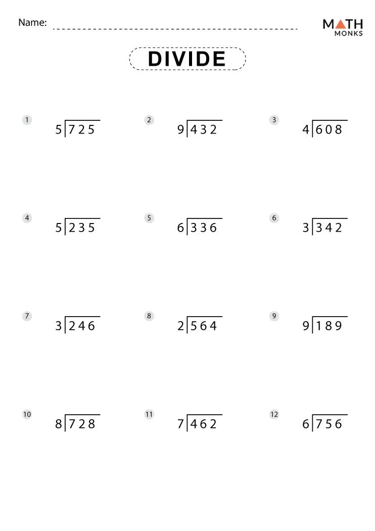 Division Worksheets Math Monks - Mobile Dark Arts for Desktop