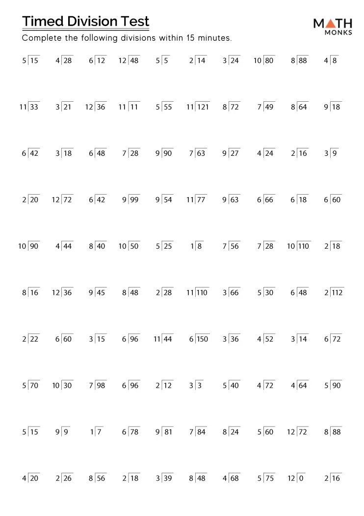 Division Practice Worksheets - Geometric Background Collection - 4K Quality