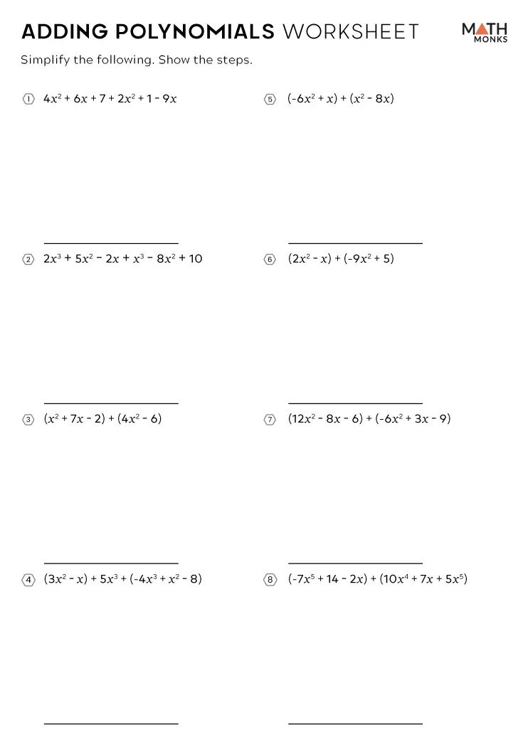 Operations With Polynomials Math Monks - Premium Gradient Wallpaper Gallery - 8K