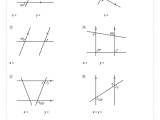 Angles In Parallel Lines Worksheets Math Monks