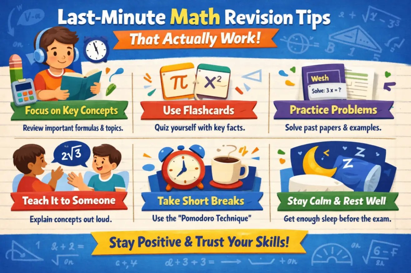 Do’s and Don’ts for Mastering Core Maths Concepts During Revision