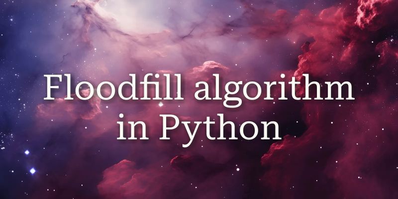 Flood Fill Algorithm In Python - Modern Geometric Pattern - HD