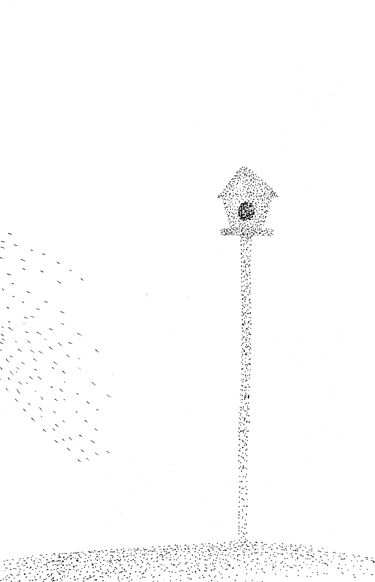 bplp 03, pointe tubulaire sur papier, carnet 21 x 15 cm.