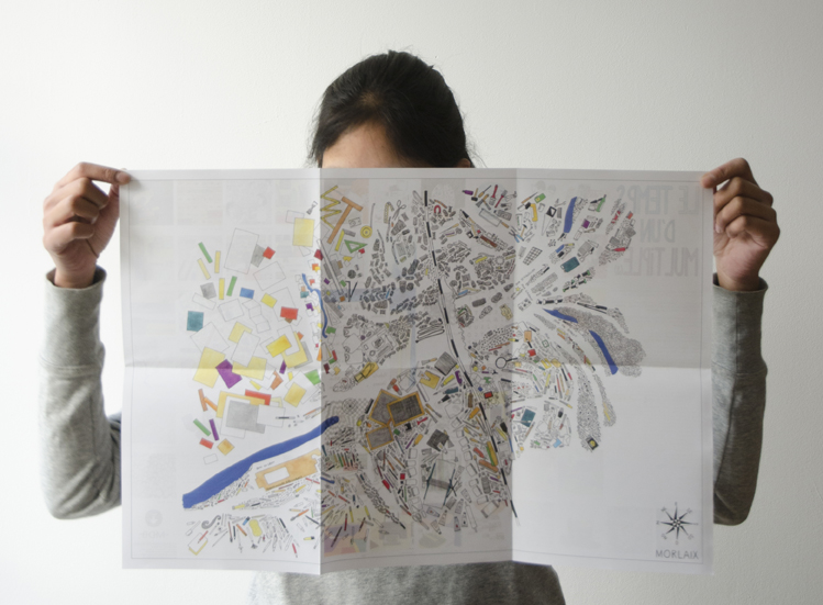 Verso, impression offset sur papier Couché satiné 135 g/m2, 40 x 60 cm déplié, 2013