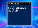 Cell Arrays In Matlab A Quick Guide To Mastery