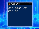 Mastering Dot Product In Matlab A Quick Guide