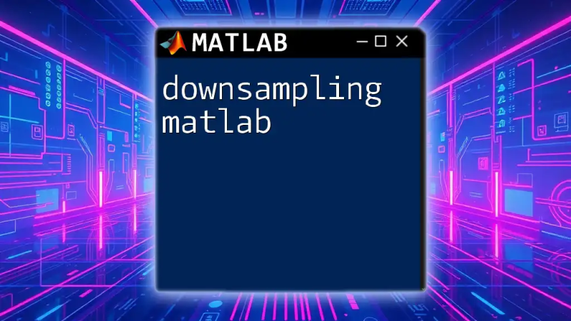 Downsampling In Matlab Quick Guide To Simplify Data - Best Minimal Photos in HD