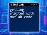 Getting Started With Matlab Code A Beginner S Guide