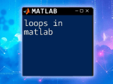 Mastering Loops In Matlab A Quick Guide