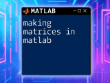 Making Matrices In Matlab A Quick Guide