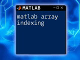 Mastering Matlab Array Indexing A Quick Guide