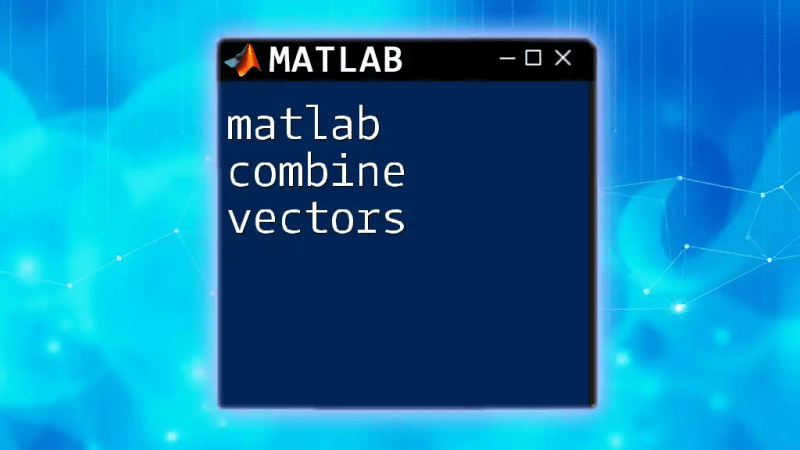 Mastering Vector Manipulations In Matlab Combining Vectors Explained - Colorful Pattern Collection - Full HD Quality