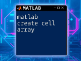 Matlab Create Cell Array A Quick Guide