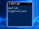 Mastering Matlab Eigs For Efficient Eigenvalue Solutions