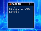 Mastering Matlab Print Matrix A Quick Guide