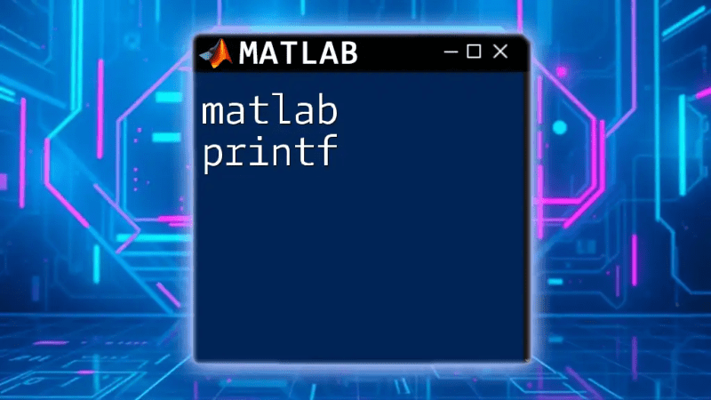 Mastering Matlab Printf A Quick Guide To Output Magic - Download Ultra HD Minimal Image | Desktop