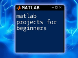 Mastering Your First Matlab Project A Quick Guide