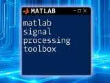 Imaging Processing Toolbox Matlab A Quick Guide