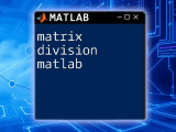 Matrix Exponential In Matlab A Quick Guide