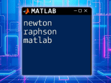 Newton Raphson Method In Matlab A Quick Guide