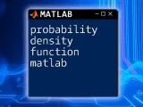 Understanding Probability Density Function In Matlab