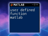 User Defined Function In Matlab A Quick Guide