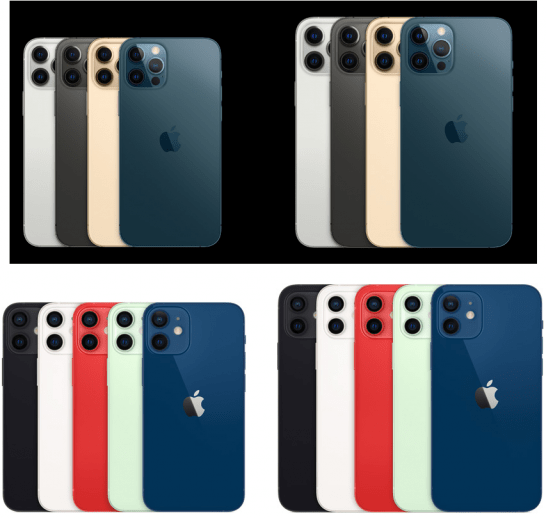 iPhone 12 / Pro / Pro Max / miniの色を比較！新色の