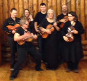 Our violists jamming!