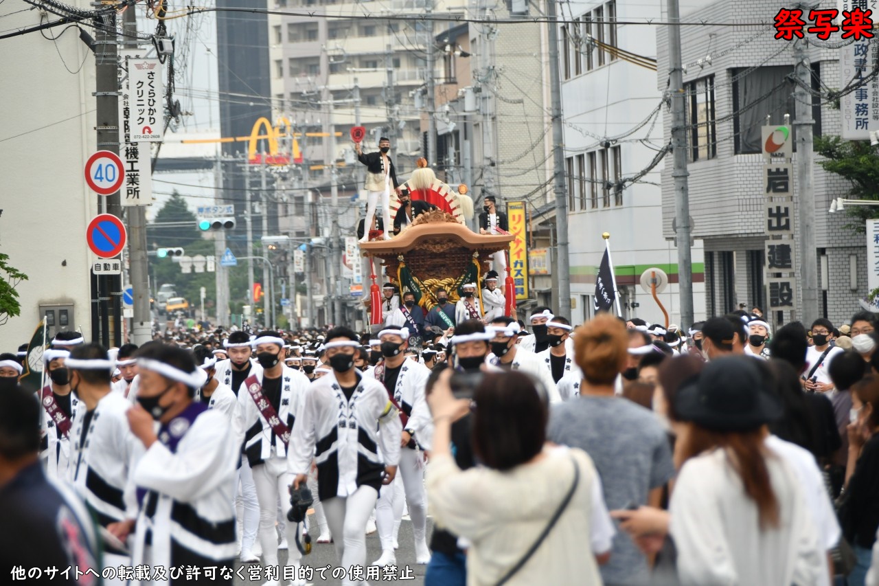 令和3年7月4日 並松町地車新調百周年記念曳行・修理入魂式 | 祭写楽