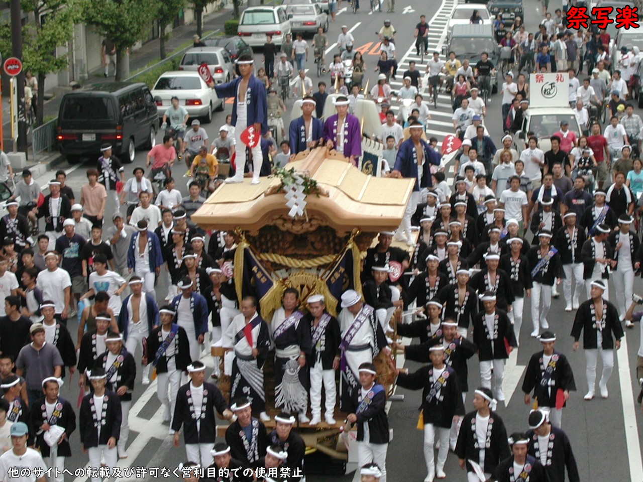 平成13年8月26日 下松町地車新調入魂式 | 年度別写真 | 祭写楽