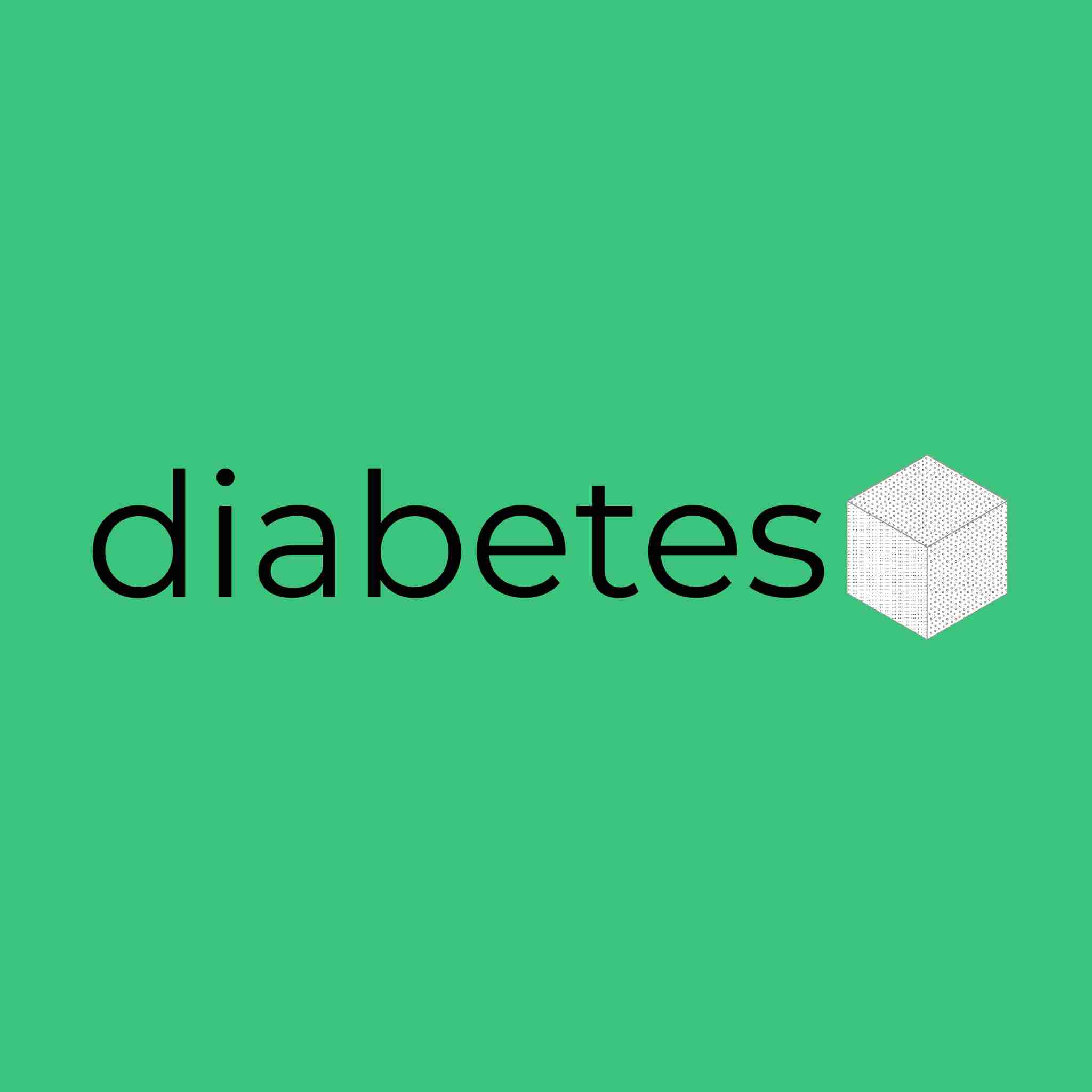 Diabetes With Sugar Cube