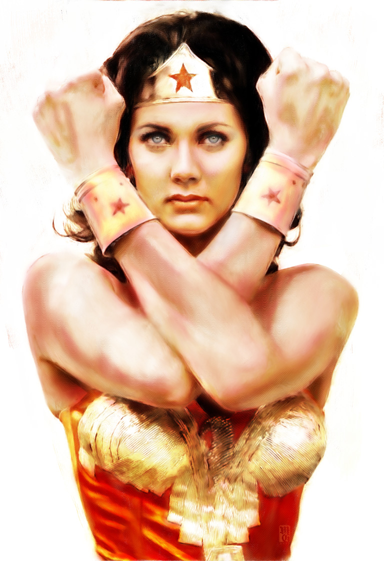 Wonder Woman LC 01c 768 Portrait of Lynda Carter as Wonder Woman