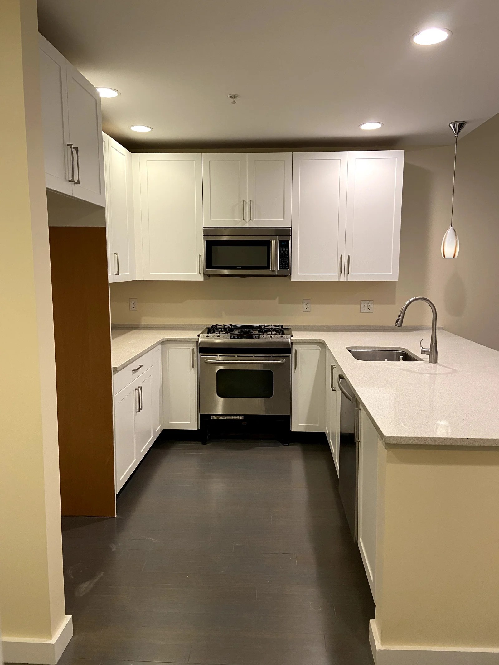After white kitchen cabinet refacing in Dorchester MA