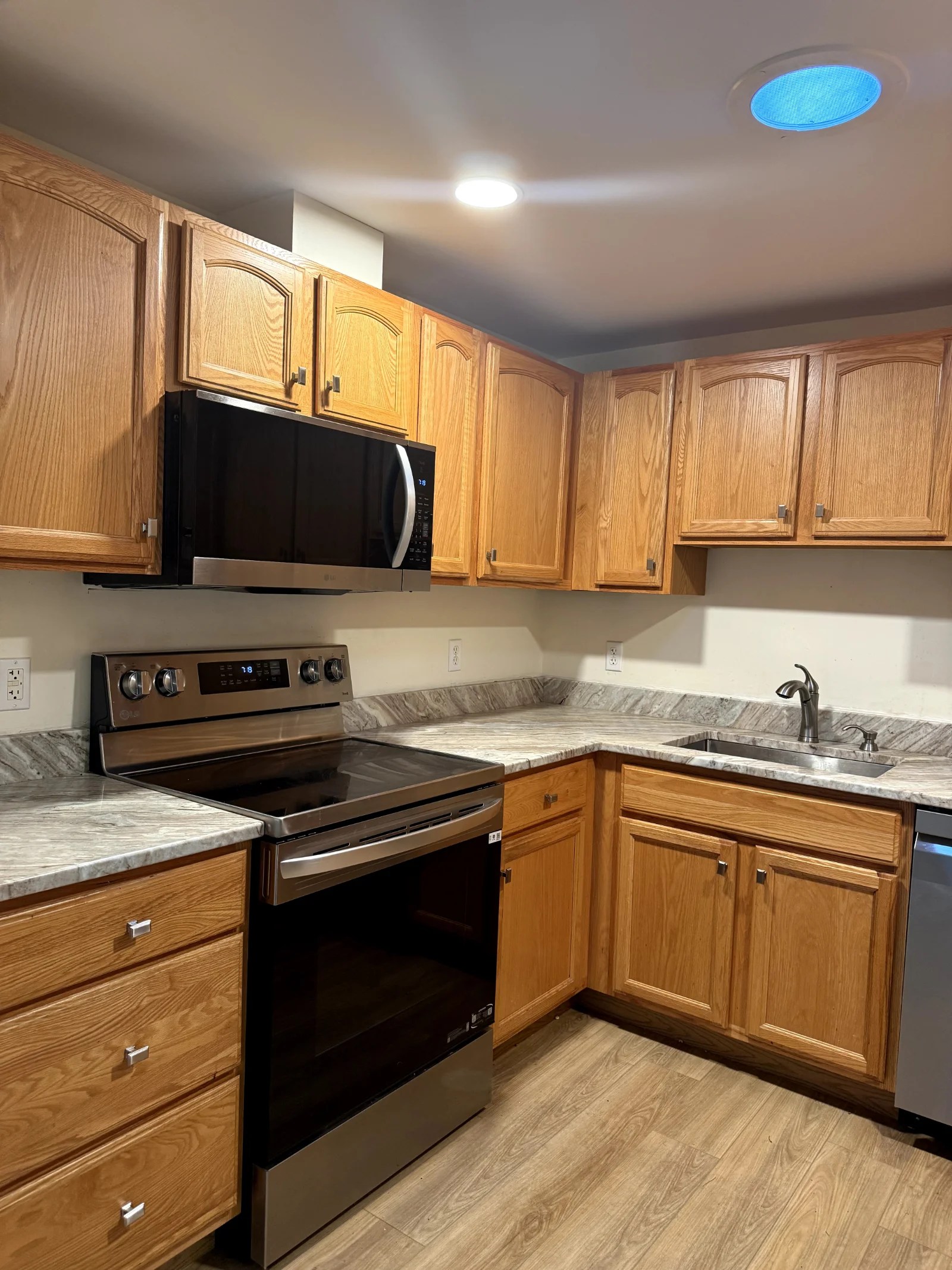 Before oak kitchen cabinets in Falmouth MA