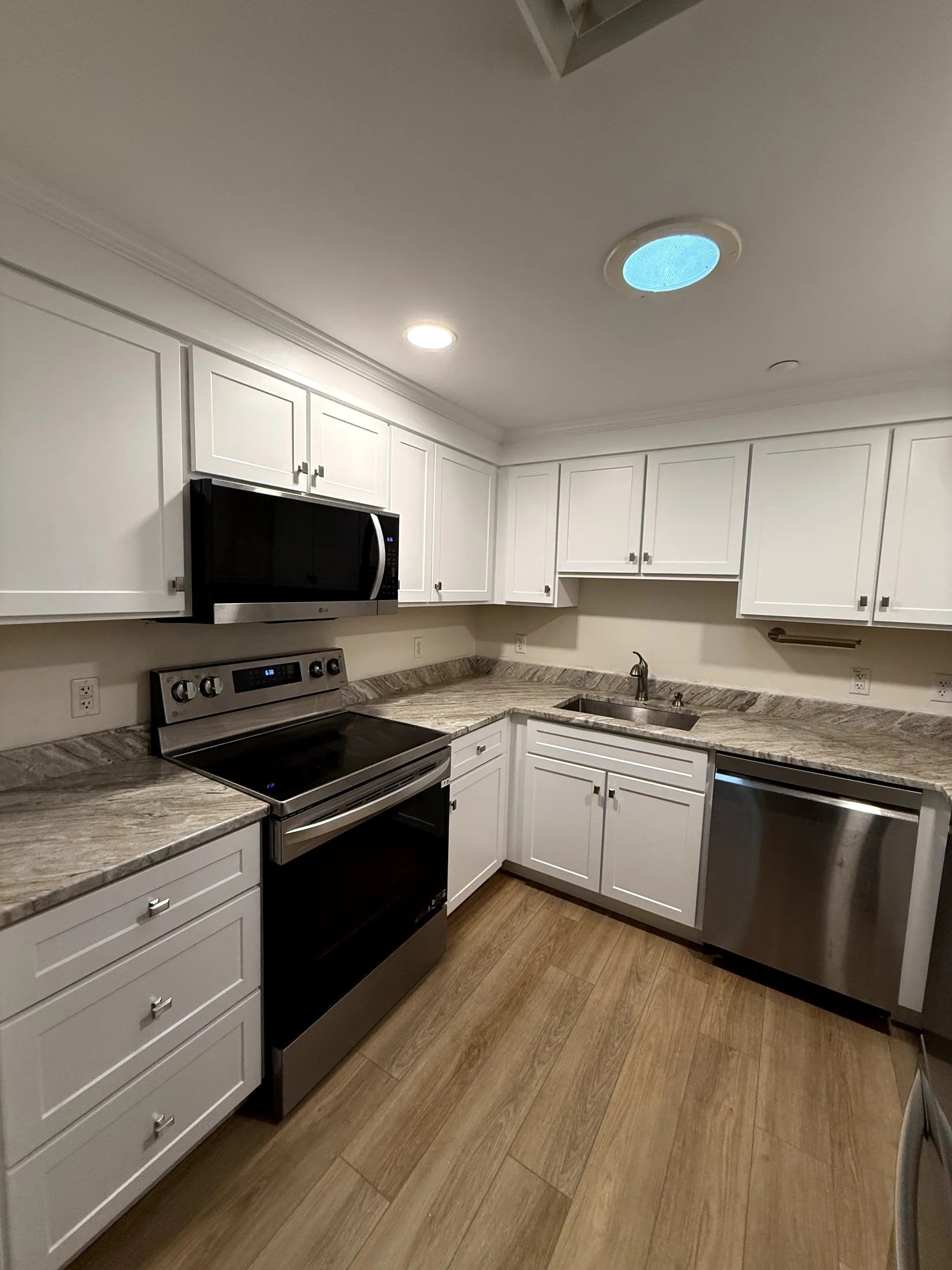 After white shaker kitchen cabinets in Falmouth MA