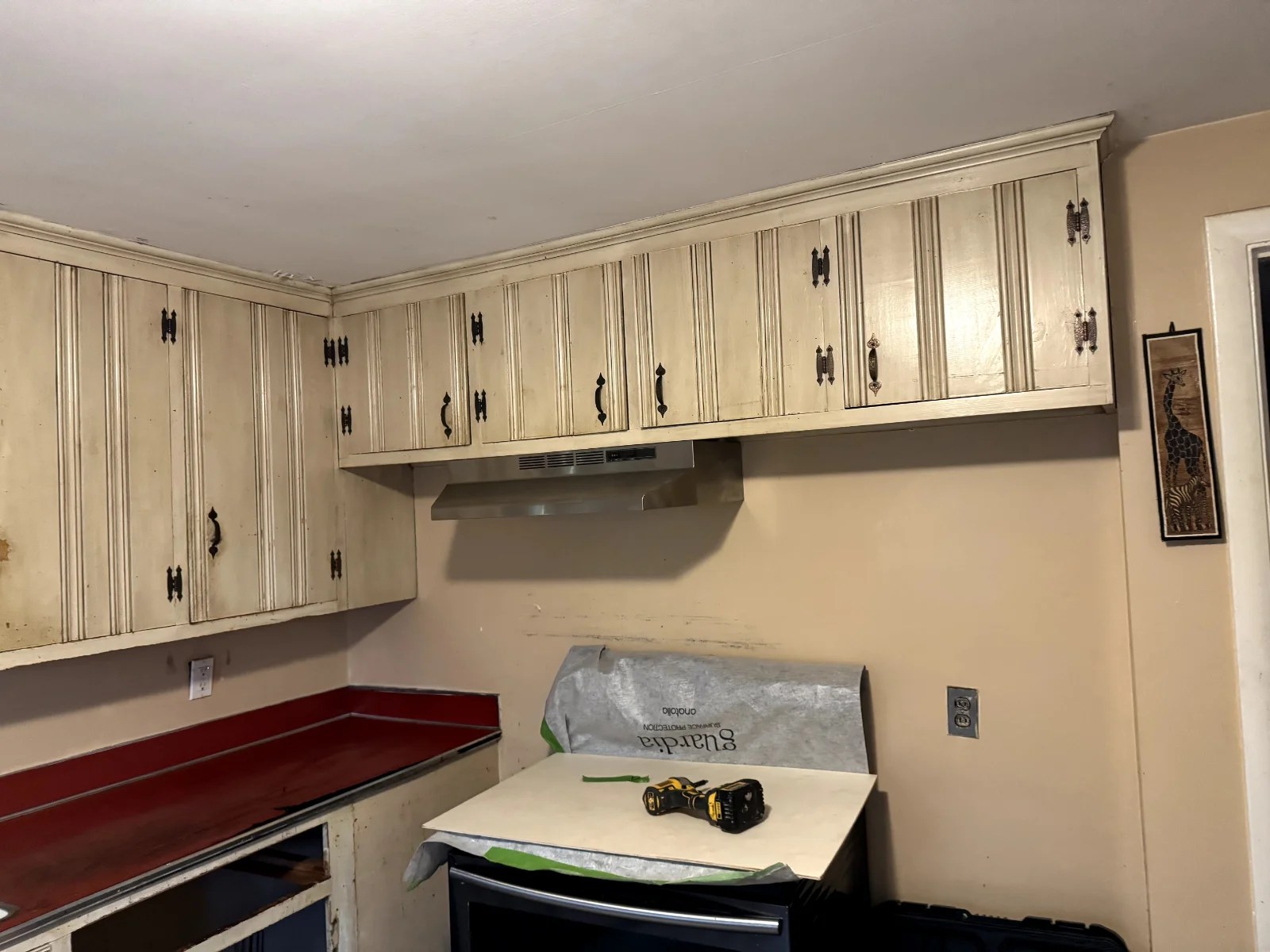 Before outdated kitchen cabinets in Revere MA
