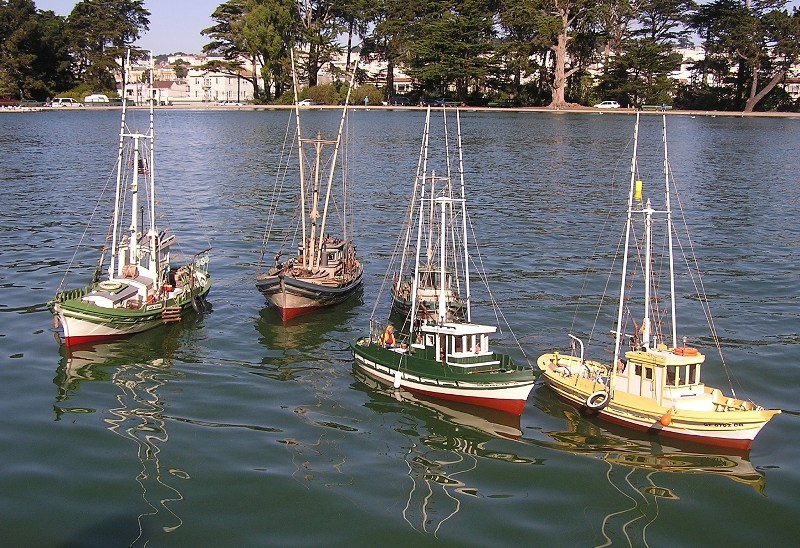 San Francisco Model Yacht Club 2006 Year End Boat Float